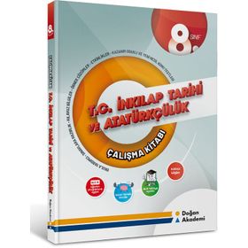 8. Sınıf T.C. İnkılap Tarihi ve Atatürkçülük Çalışma Kitabı-Doğan Akademi Yayınları