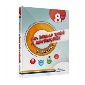 8. Sınıf T.C. İnkılap Tarihi ve Atatürkçülük Çalışma Kitabı-Doğan Akademi Yayınları