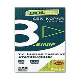8. Sınıf T.C. İnkılap Tarihi ve Atatürkçülük Çek Kopar Testler - Pergel Yayınları