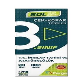 8. Sınıf T.C. İnkılap Tarihi ve Atatürkçülük Çek Kopar Testler - Pergel Yayınları