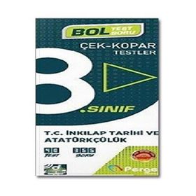 8. Sınıf T.C. İnkılap Tarihi ve Atatürkçülük Çek Kopar Testler - Pergel Yayınları