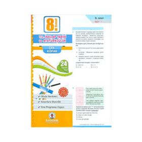 8. Sınıf T.C. İnkılap Tarihi ve Atatürkçülük Çek Kopar Yaprak Test - kollektif