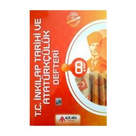 8.Sınıf T.C. İnkılap Tarihi ve Atatürkçülük Defteri-Açık Ara Yayınları