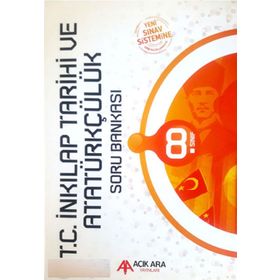8.Sınıf T.C. İnkılap Tarihi ve Atatürkçülük Defteri-Açık Ara Yayınları