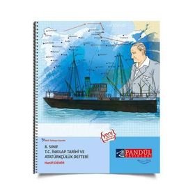 8. Sınıf T.C. İnkılap Tarihi ve Atatürkçülük Defteri Pandül Yayınları