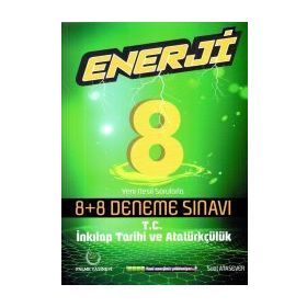8. Sınıf T.C. İnkılap Tarihi ve Atatürkçülük Enerji 8+8 Deneme Sınavı - Palme Yayınları