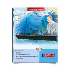 8. Sınıf T.C. İnkılap Tarihi ve Atatürkçülük Etkinlik Defteri Pandül Yayınları