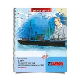 8. Sınıf T.C. İnkılap Tarihi ve Atatürkçülük Etkinlik Defteri Pandül Yayınları