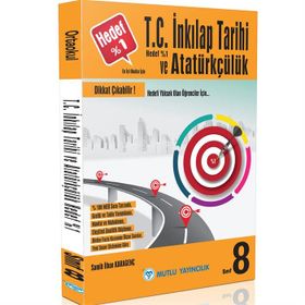 8. Sınıf T.C. İnkılap Tarihi ve Atatürkçülük Hedef %1-Mutlu Yayınları