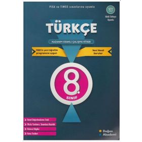 8. Sınıf T.C. İnkılap Tarihi ve Atatürkçülük Kazanım Odaklı Çalışma Kitabı-Doğan Akademi Yayınları