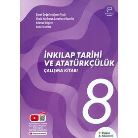 8. Sınıf T.C. İnkılap Tarihi ve Atatürkçülük Kazanım Odaklı Çalışma Kitabı-Doğan Akademi Yayınları