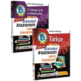 8. Sınıf T.C. İnkılap Tarihi ve Atatürkçülük Kazanım Soru Bankası Çanta Yayınları - Metin Özdamarlar