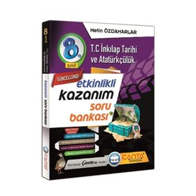 8. Sınıf T.C. İnkılap Tarihi ve Atatürkçülük Kazanım Soru Bankası Çanta Yayınları - Metin Özdamarlar
