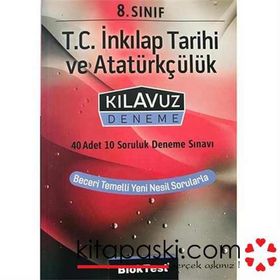8. Sınıf T.C. İnkılap Tarihi Ve Atatürkçülük Kılavuz Deneme-Bloktest Yayınları