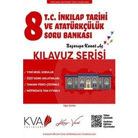 8. Sınıf T.C. İnkılap Tarihi ve Atatürkçülük Kılavuz Soru Bankası-KVA Yayınları