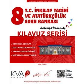 8. Sınıf T.C. İnkılap Tarihi ve Atatürkçülük Kılavuz Soru Bankası-KVA Yayınları