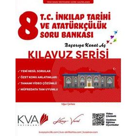 8. Sınıf T.C. İnkılap Tarihi ve Atatürkçülük Kılavuz Soru Bankası-KVA Yayınları