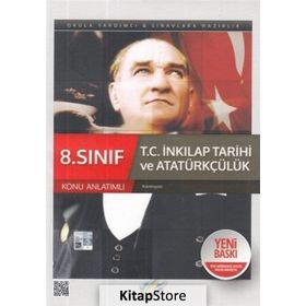 8. Sınıf T.C. İnkılap Tarihi ve Atatürkçülük Konu Anlatımlı Derviş Ünlü FDD Yayınları