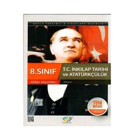8. Sınıf T.C. İnkılap Tarihi ve Atatürkçülük Konu Anlatımlı Derviş Ünlü FDD Yayınları