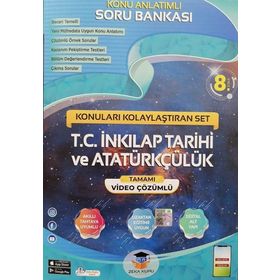 8. Sınıf T.C. İnkılap Tarihi ve Atatürkçülük Konu Anlatımlı Soru Bankası Video Çözümlü
