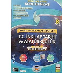 8. Sınıf T.C. İnkılap Tarihi ve Atatürkçülük Konu Anlatımlı Soru Bankası Video Çözümlü