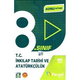 8. Sınıf T.C.İnkılap Tarihi ve Atatürkçülük Konu Kitabı-Pergel Yayınları