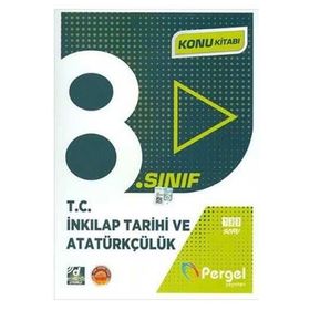8. Sınıf T.C.İnkılap Tarihi ve Atatürkçülük Konu Kitabı-Pergel Yayınları