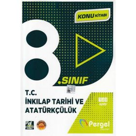 8. Sınıf T.C.İnkılap Tarihi ve Atatürkçülük Konu Kitabı-Pergel Yayınları