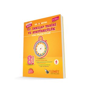 8. Sınıf T.C. İnkılap Tarihi ve Atatürkçülük Kronometre Konu Anlatım Föyleri-Limit Yayınları