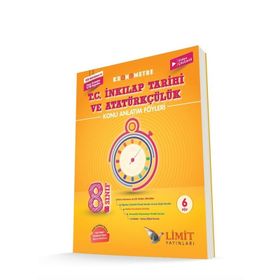 8. Sınıf T.C. İnkılap Tarihi ve Atatürkçülük Kronometre Konu Anlatım Föyleri-Limit Yayınları