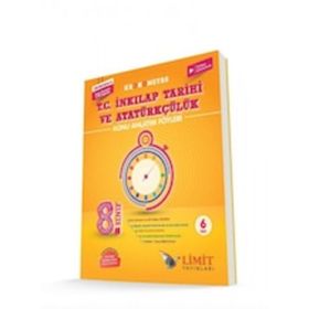 8. Sınıf T.C. İnkılap Tarihi ve Atatürkçülük Kronometre Konu Anlatım Föyleri-Limit Yayınları