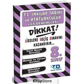 8. Sınıf T. C. İnkılap Tarihi ve Atatürkçülük LGS Denemeleri Kollektif Tandem Yayınları