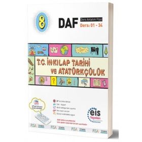 8. Sınıf T.C.İnkılap Tarihi ve Atatürkçülük LGS Föyleri - Damla Yayınları