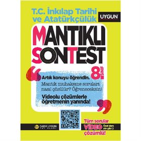 8. Sınıf T.C. İnkılap Tarihi Ve Atatürkçülük Mantıklı Son Test-Sadık Uygun Yayınları