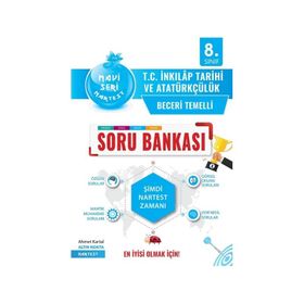 8. Sınıf T.C. İnkılap Tarihi ve Atatürkçülük Mavi Soru Bankası-Nartest Yayınları