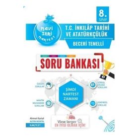 8. Sınıf T.C. İnkılap Tarihi ve Atatürkçülük Mavi Soru Bankası-Nartest Yayınları