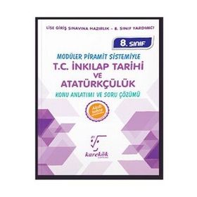 8. Sınıf T.C. İnkılap Tarihi ve Atatürkçülük MPS Konu Anlatımı ve Soru Çözümü 2022 - Karekök Yayınları