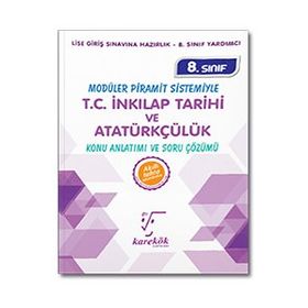 8. Sınıf T.C. İnkılap Tarihi ve Atatürkçülük MPS Konu Anlatımı ve Soru Çözümü 2022 - Karekök Yayınları