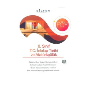 8. Sınıf T.C. İnkılap Tarihi ve Atatürkçülük Öğrenim Föyleri-Bilfen Yayınları