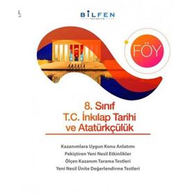 8. Sınıf T.C. İnkılap Tarihi ve Atatürkçülük Öğrenim Föyleri-Bilfen Yayınları