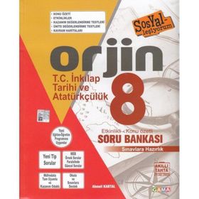 8. Sınıf T.C. İnkılap Tarihi ve Atatürkçülük Orjin Konu Özetli Etkinlikli Soru Bankası-Gama Okul Yayınları