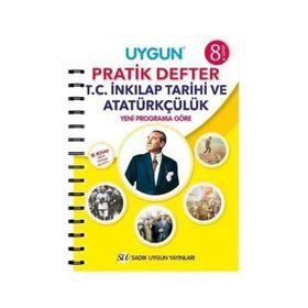 8. Sınıf T.C. İnkılap Tarihi ve Atatürkçülük Pratik Defter