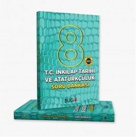 8. Sınıf T.C. İnkılap Tarihi ve Atatürkçülük Soru Bankası-Buga Yayınları