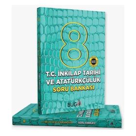 8. Sınıf T.C. İnkılap Tarihi ve Atatürkçülük Soru Bankası-Buga Yayınları
