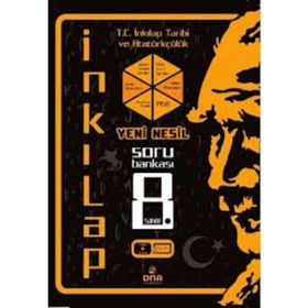 8. Sınıf T.C. İnkılap Tarihi ve Atatürkçülük Soru Bankası-DNA Yayınları