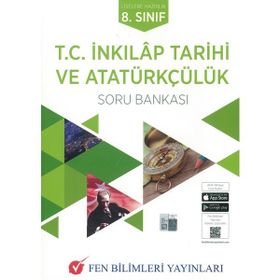 8.Sınıf T.C. İnkılap Tarihi ve Atatürkçülük Soru Bankası Fen Bilimleri Yayınları