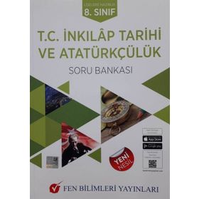 8.Sınıf T.C. İnkılap Tarihi ve Atatürkçülük Soru Bankası Fen Bilimleri Yayınları