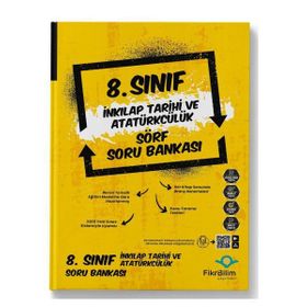 8. Sınıf T.C. İnkılap Tarihi ve Atatürkçülük Soru Bankası Fikribilim Yayınları