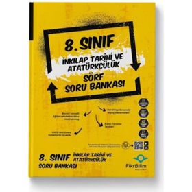 8. Sınıf T.C. İnkılap Tarihi ve Atatürkçülük Soru Bankası Fikribilim Yayınları