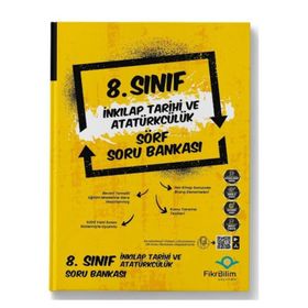 8. Sınıf T.C. İnkılap Tarihi ve Atatürkçülük Soru Bankası Fikribilim Yayınları